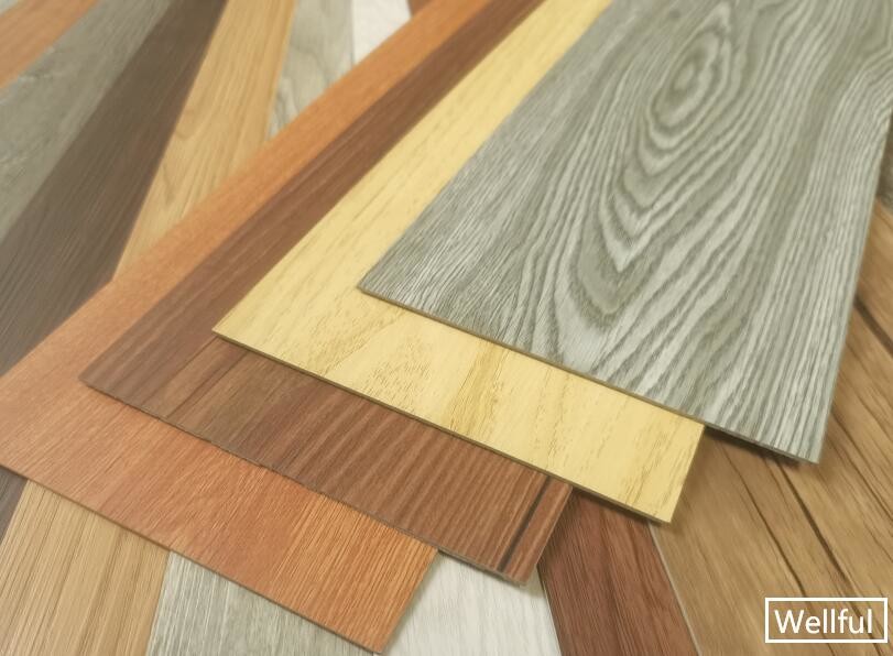 Fire Resistance Wood LVT Vinyl Flooring 2.0mm Wear Layer 0.07mm